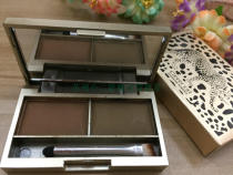 Smart one cat BAO WEN shiny makeup two-color eyebrow powder easy to color brown brown two-color eyebrow powder