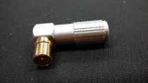 Cable TV connector pure copper 90 degree elbow HD RF Plug TV connector welding plug