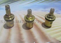 Brass faucet spool thickened with circlip triangular valve ceramic chip accessories hot and cold universal with lock handle