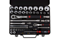 096509059 1 2 inch and 1 4 inch sleeve 59 pieces set