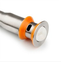 Lichi Sanitary Ware Brushed Stainless Steel Flip Wash Basin Drain Ceramic Basin Drain With Overflow