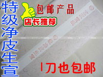 Rice paper Calligraphy brush Chinese painting painting practice paper four feet premium pure leather raw rice paper wholesale B10
