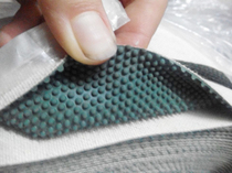 High viscosity rough rubber rough cloth grain rubber particle belt high friction special belt