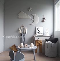 Customize the INS Wind Moon Stars Clouds three sets of hanging accessories Childrens houses Decorative Holiday Ornament Photography Props