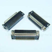 HD78F-90 HD78F-90 D-SUB78pin punching pin 90-degree PCB welding plate connector female head