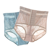 Four seasons thin section postpartum mid-low waist abdomen shaping pants hip-lifting pants stomach waist waist binding body belly underpants women