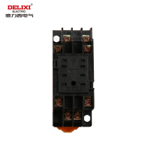 Delixi Electric small relay base CDZ9-52P seat corresponding to the base 8 feet