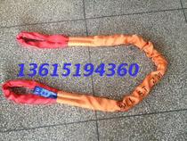  Flexible sling 5 tons 1 meters 2 meters 3 meters 4 meters 5 meters 6 meters lifting lifting belt round sling 5T two buckles 