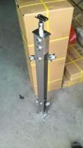 Special price 304 stainless steel stair column guardrail clip glass railing column engineering balcony large blade column
