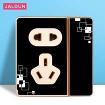 Wall 86 One Union Five Holes Switch Socket Panel Champagne Gold Power Switch Socket Panel M4 Open Five Holes