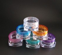 Color square bottom face cream box cream box trial sample lipstick sub box 3G