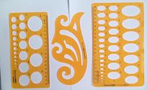 Golden Monkey advanced Oval Round Cloud Ruler curve board jewelry design economic Template