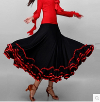 Modern dance dress Latin dance dress Ballroom dance dress Practice dress Large skirt practice dress National standard dance dress GBQ0617