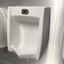 Hanging induction automatic integrated urinal Ceramic urinal Hand press mens urinal Public urinal hygiene