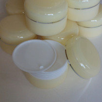 50g g soft paste box beige medicine box double plastic box with inner lid PET soft paste box