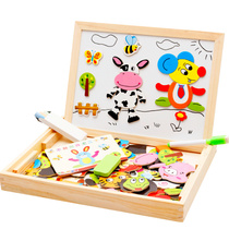 1-3-7 years old childrens educational toys 4 for children over magnetic pin pin le children wooden 5-6 puzzle