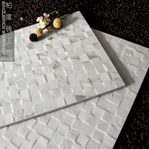 White brick White culture brick Antique brick Living room TV background wall brick Nordic tile indoor culture stone 300600