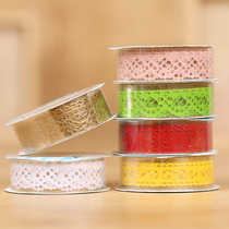 Dream Time Set Diy Artisanal Movie Set Accessories Romantic Fresh Lace Lace Tape Hollowed-out Stickler Adhesive Tape