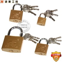 Hong Kong Persian tool BOSI imitation bronze iron padlock lock head padlock 20 25 32 32 50 50 63MM iron lock