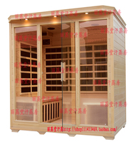 Four-person carbon board house sweat steam room far infrared sauna house home sweat box electric stone sweat room