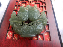 Xinjiang and Tian Yuanyan Years of Twin Fish Safety Strokes of the Pendant Jade Pendant Jade Pendant Jade Pendant Jade Pendant Jade Pendant Jade Pendant