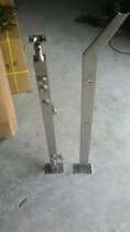 304 stainless steel stair column guardrail clip Glass railing column Balcony engineering column 1050