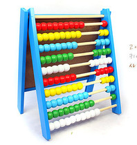 Solid wood calculation frame Abacus mental arithmetic frame whiteboard Drawing board Childrens childrens drawing puzzle early education toy Birthday gift