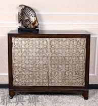 American style shoe cabinet decoration porch cabinet foyer partition shoe cabinet European style porch foyer cabinet with door shoe cabinet locker