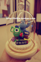 (Big-eyed hair monster)Creative birthday lover gift handmade custom clay custom novelty gift
