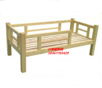Manufacturer Direct sales log Children bed Pine Wood Bed Children Furniture Boy Single Beds Girl Princess Toddler Toddler Cot Cot