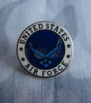 Metal badge American Air Force flight badge badge small badge