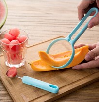 Fruit divider peeler Watermelon flesh digger Ball digger Ball spoon Pulp separator Seed remover 2-piece set