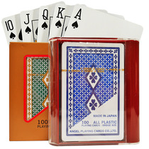 Japan imported little ANGEL playing cards ANGEL Bridge waterproof washable all plastic frosted playing cards