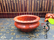Nepal Imports Large Leaf Yellow Flowers Pear Wood Retro Style Wood Carved Wood Carved handmade wooden bowls