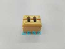 Red and blue light (Indigo chin) square cage round cage accessories wild bird food tank with bamboo left Green to throw a light set head