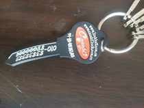 Custom-made rubber keychain creative soft rubber keychain unlock advertising keychain Epoxy keychain customization