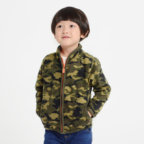 2022 childrens clothing new boy rocking grain suede jacket camouflated childrens autumn clothes grabbing suede blouses the baby autumn and winter clothing