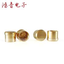 RCA cover Pure copper gold plated RCA dust cap Pure copper rhodium plated RCA protective cap Lotus head protective artifact