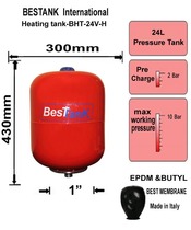 24-liter pressurized tank expansion tank water tank 24-liter air pressure tank 24-liter air pressure tank
