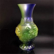 Buddha supplies vase relief lotus flower front vase vase net bottle insert vase Buddhist supplies for Buddha vase