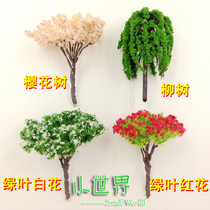 Simulated plants - willow trees