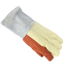 Witz 10-4900 Wear-resistant leather mixed chemical fiber welder welding gloves lava shield high temperature resistant gloves