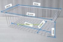 Paia metal basket freezer basket wardrobe storage basket Ice cream basket popsicle basket can be customized