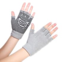 Fitness gloves female half finger yoga breathable non-slip wear-resistant dynamic bicycle equipment training exercise thin sports gloves