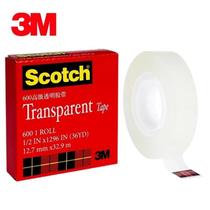 3M Scotch600 Transparent 100-cell Test Tape 19mm 12 7mm * Length 33m