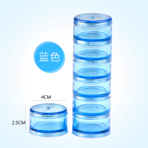 7 days a week Storage medicine box Portable mini seal Portable travel convenient with medicine box Morning afternoon and evening