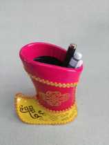 The Inner Mongolia Handicraft Mongolian Specialty Handicraft Middle Number Boots pen holder Pen Holder Gift souvenirs