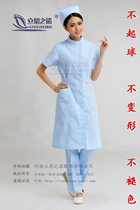 Stand-up collar discount beauty clothes Doctor clothes Long-sleeved short-sleeved nurse pharmacy overalls Nightingale white coat