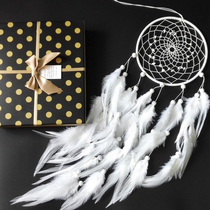 Exquisite birthday gift Korean version of exquisite handmade interior decoration dream catcher hanging home white two models