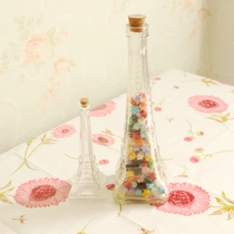 Paris Tower creative ornaments star wishing bottle Eiffel Tower bottle lucky bottle cork drift bottle